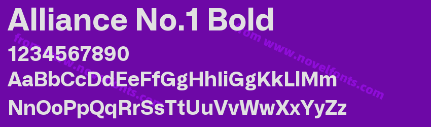 Alliance No.1 BoldPreview