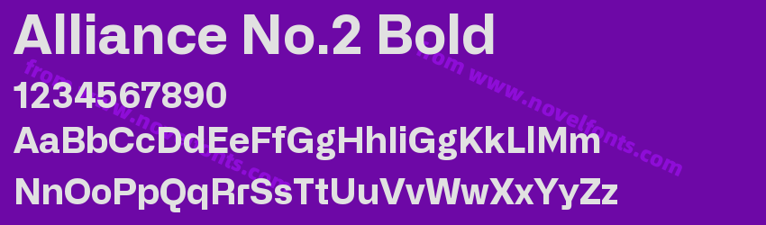 Alliance No.2 BoldPreview Alliance No.2 BoldPreview