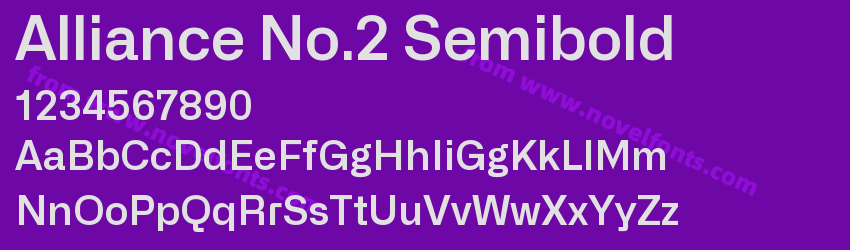 Alliance No.2 SemiboldPreview
