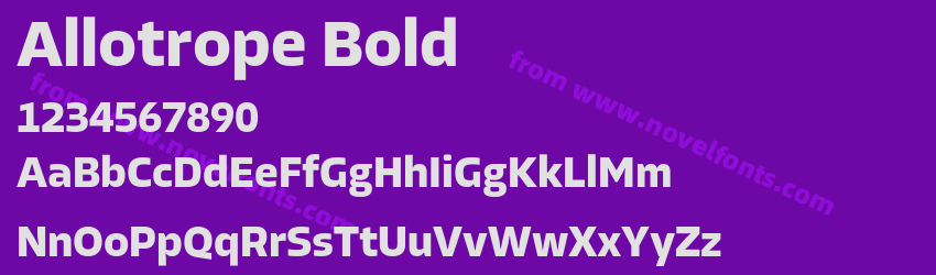 Allotrope BoldPreview Allotrope BoldPreview