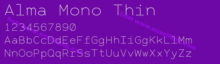 Alma Mono ThinPreview Alma Mono ThinPreview