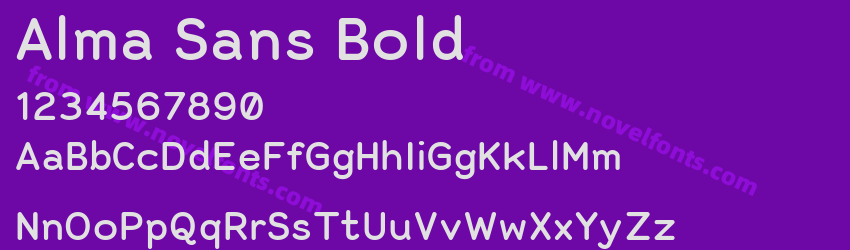 Alma Sans BoldPreview Alma Sans BoldPreview