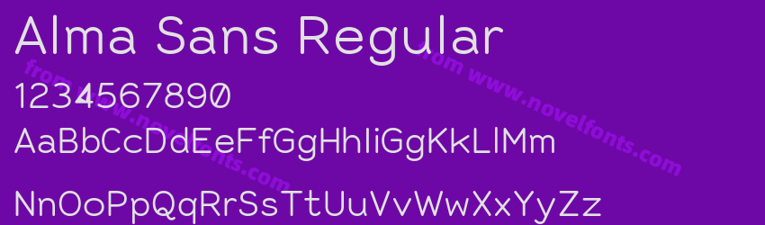 Alma Sans RegularPreview Alma Sans RegularPreview
