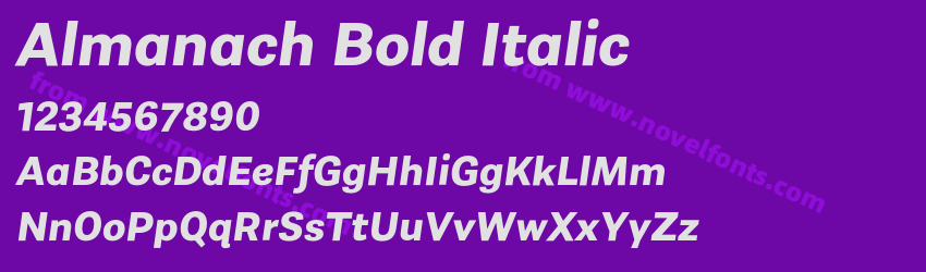 Almanach Bold ItalicPreview Almanach Bold ItalicPreview