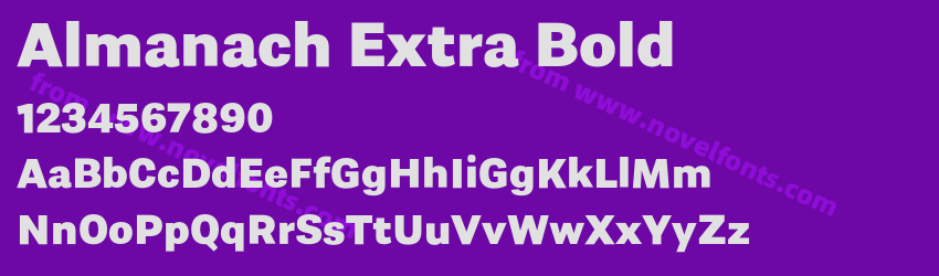 Almanach Extra BoldPreview