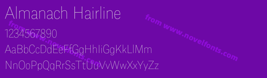 Almanach HairlinePreview