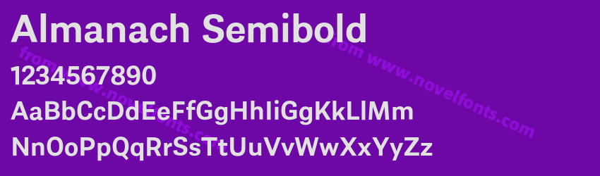 Almanach SemiboldPreview Almanach SemiboldPreview