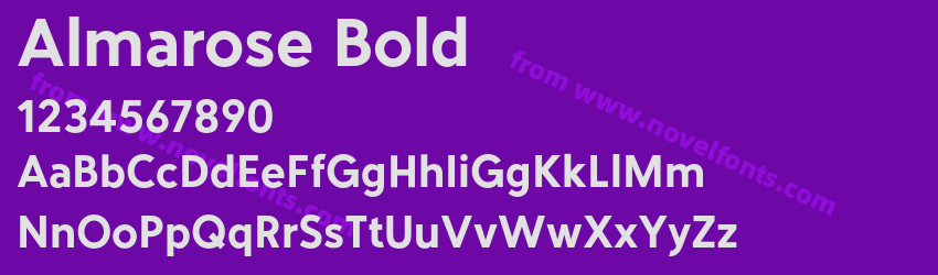 Almarose BoldPreview