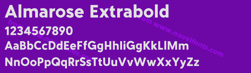 Almarose ExtraboldPreview Almarose ExtraboldPreview