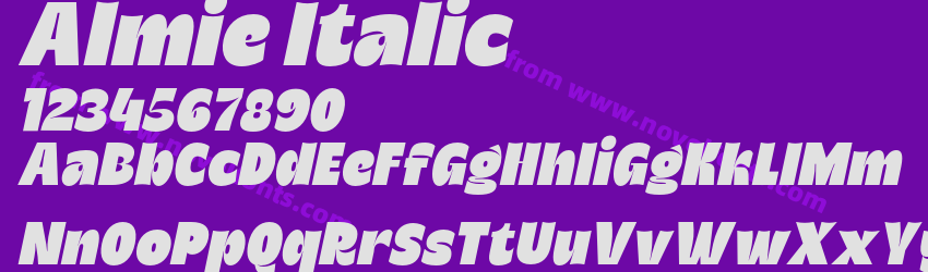 Almie ItalicPreview