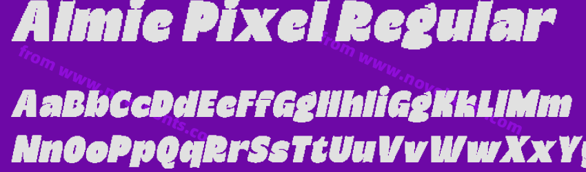 Almie Pixel RegularPreview Almie Pixel RegularPreview