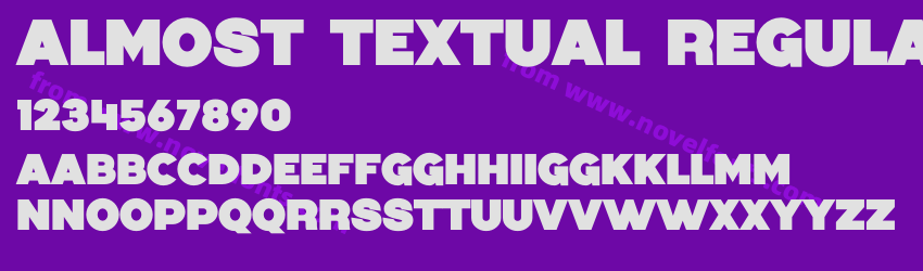 Almost Textual RegularPreview Almost Textual RegularPreview