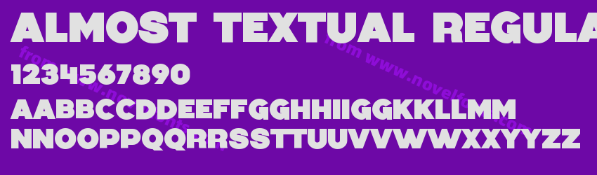 Almost Textual RegularPreview Almost Textual RegularPreview