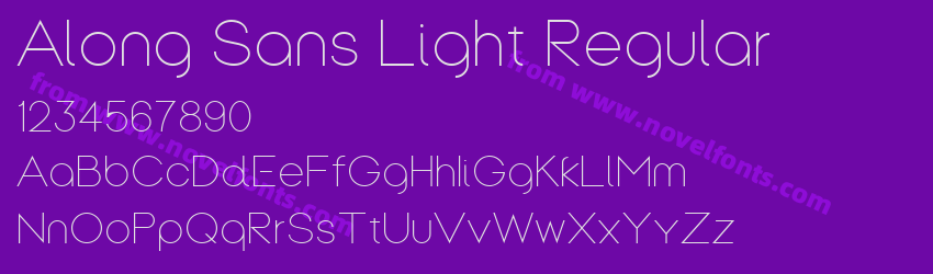 Along Sans Light RegularPreview Along Sans Light RegularPreview