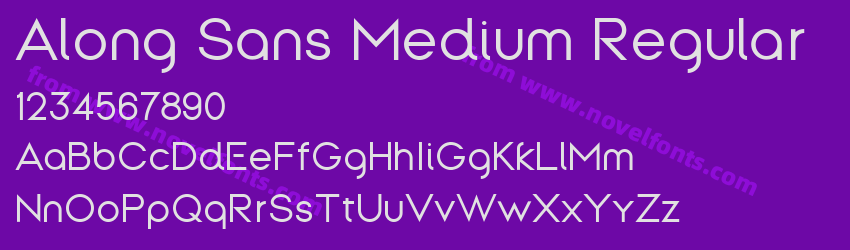 Along Sans Medium RegularPreview Along Sans Medium RegularPreview