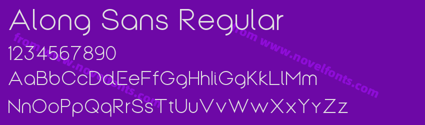 Along Sans RegularPreview Along Sans RegularPreview