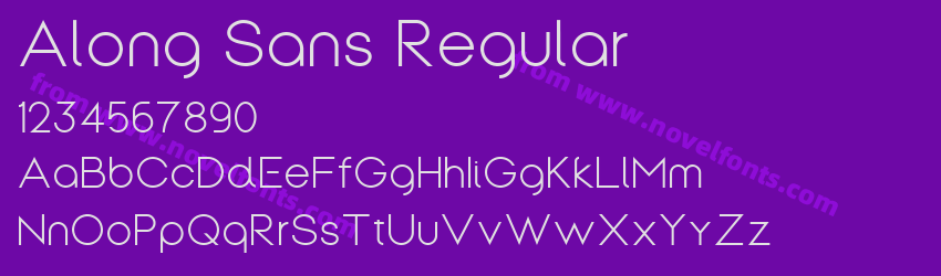 Along Sans RegularPreview