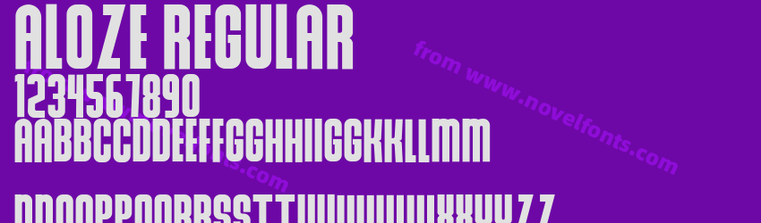 Aloze RegularPreview