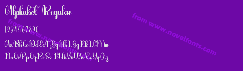 Alphabet RegularPreview Alphabet RegularPreview