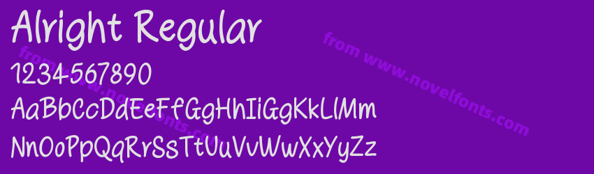 Alright RegularPreview Alright RegularPreview