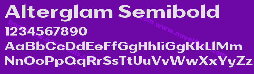 Alterglam SemiboldPreview Alterglam SemiboldPreview