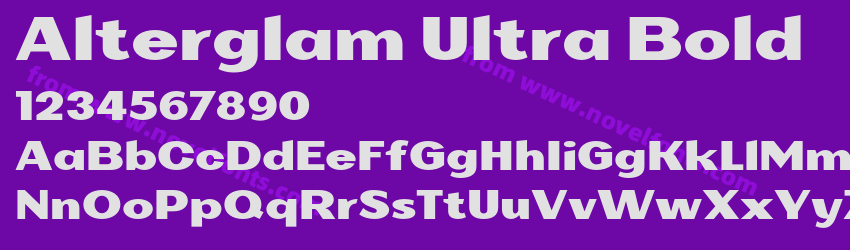 Alterglam Ultra BoldPreview Alterglam Ultra BoldPreview