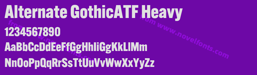 Alternate GothicATF HeavyPreview Alternate GothicATF HeavyPreview