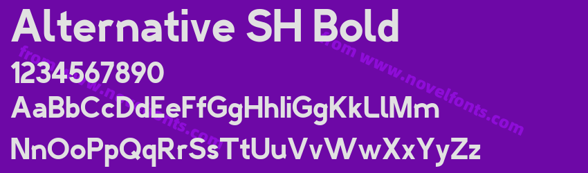 Alternative SH BoldPreview Alternative SH BoldPreview