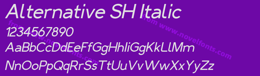 Alternative SH ItalicPreview
