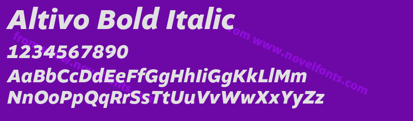 Altivo Bold ItalicPreview Altivo Bold ItalicPreview