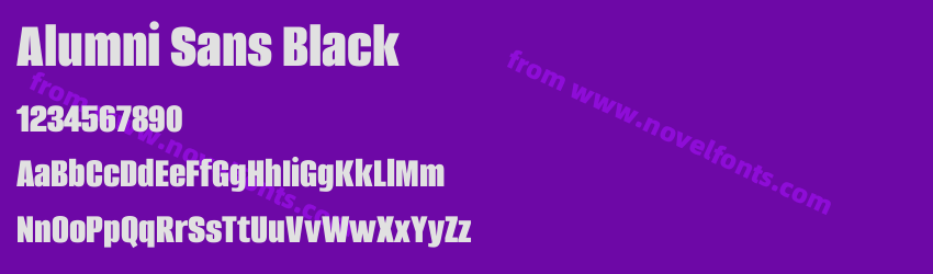 Alumni Sans BlackPreview Alumni Sans BlackPreview