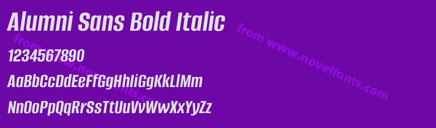 Alumni Sans Bold ItalicPreview Alumni Sans Bold ItalicPreview