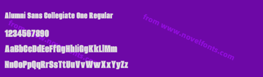 Alumni Sans Collegiate One RegularPreview