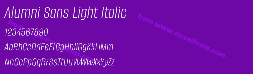 Alumni Sans Light ItalicPreview Alumni Sans Light ItalicPreview