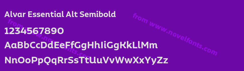 Alvar Essential Alt SemiboldPreview Alvar Essential Alt SemiboldPreview