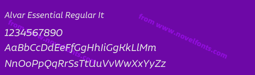 Alvar Essential Regular ItPreview Alvar Essential Regular ItPreview