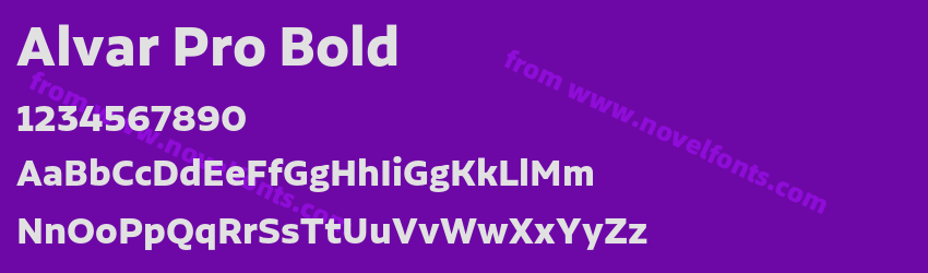 Alvar Pro BoldPreview