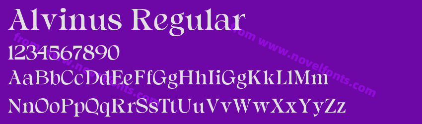 Alvinus RegularPreview