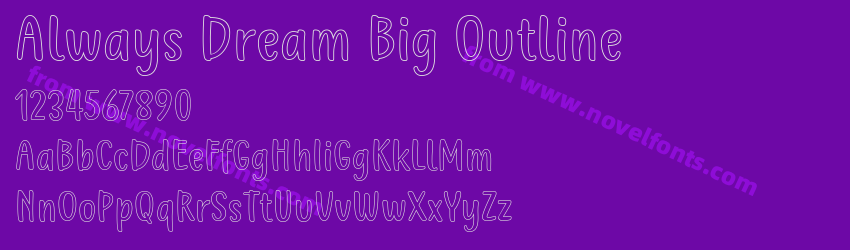 Always Dream Big OutlinePreview Always Dream Big OutlinePreview