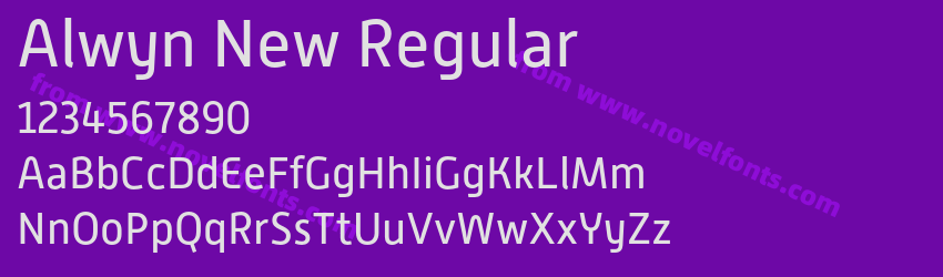 Alwyn New RegularPreview Alwyn New RegularPreview