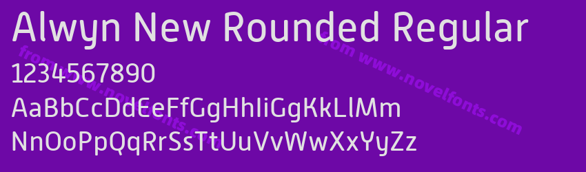Alwyn New Rounded RegularPreview Alwyn New Rounded RegularPreview