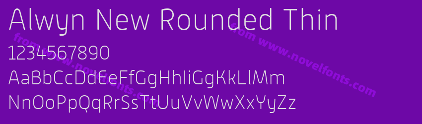 Alwyn New Rounded ThinPreview