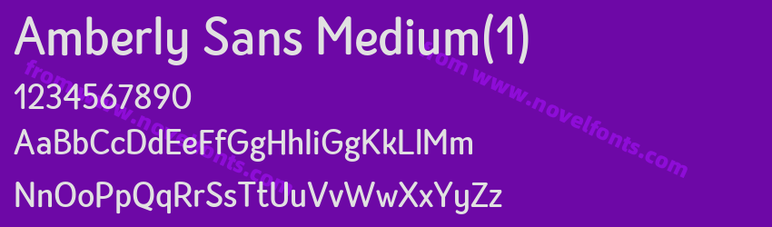 Amberly Sans Medium(1)Preview Amberly Sans Medium(1)Preview