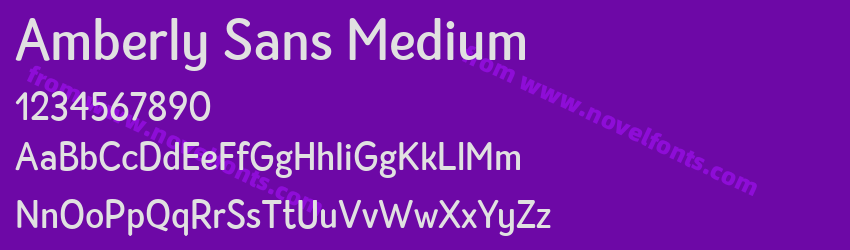 Amberly Sans MediumPreview Amberly Sans MediumPreview
