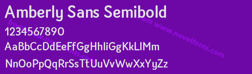 Amberly Sans SemiboldPreview Amberly Sans SemiboldPreview
