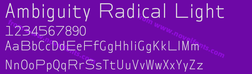 Ambiguity Radical LightPreview Ambiguity Radical LightPreview