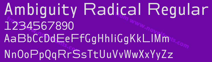 Ambiguity Radical RegularPreview Ambiguity Radical RegularPreview