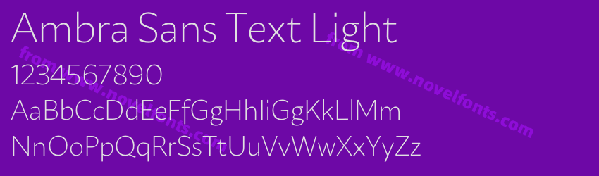 Ambra Sans Text LightPreview Ambra Sans Text LightPreview