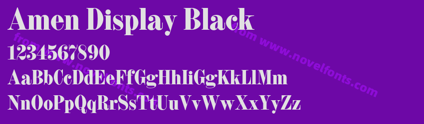 Amen Display BlackPreview
