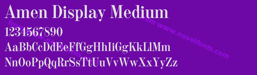 Amen Display MediumPreview